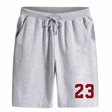 Mens Shorts Sports Printing Jogging Short Trouser Casual Versatile Man Shorts Hot Sales Lightweight Knee Shorts Summer Fitness