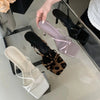 Sexy Women High Heels Slippers Designer Heeled Sandals Woman Shoes 2025 Summer Stilettos Pumps Elegant Shallow Chaussures Femme