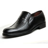 Men's plus size business Shoes Work dress leather shoes Autumn round toe anti slip footwear Fashion comfort male Loafers Zapatos
