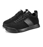 2025 New Shoes for Men Leather Casual Shoe Fashion Lace-up Leisure Striped Flat Shoes for Man Spring Autumn Cool Loafers