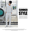 Plus Size 5XL 6XL Men's Tracksuit Autumn Clothes Sportswear Two Piece Set Men Jacket Sweatpants Male Sweatsuit Sports Suits Sets