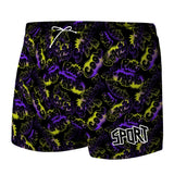 Men Swimming Plus Size 5XL 3D Printed Swimwear Boxer Shorts Bathing Suit Trunks Swim Beach Wear Briefs Swimsuit Beachwear Male