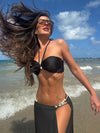 3 Pieces Bikini Set Sexy Women Swimsuit Swimwear Female Solid Long Skirt Cover Up Bikini Set Biquini Bathing Suit Swimming Suit