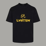 Summer Plus-size New Fashion Print Pure Cotton T-shirt Unisex Loose and Comfortable Suitable for Sports and Couples