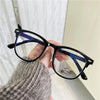 Women's Round Frame Myopia Glasses Vintage Transparent Minus Diopter Glasses Unisex Trend Blue Light Blocking Near Sight Eyewear