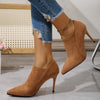 Shoes Women Heels Heel with Pointed Head Stilito Heel Dress Elegant High Quality Fashion Sexy Offer Comfortable