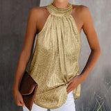 Plus Size Sexy Bright Silk Off Shoulder T Shirt Women Oversize Sleeveless Bottoming Shirt Ladies Tee Shirt Tops Camisetas Mujer