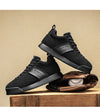 2025 New Shoes for Men Leather Casual Shoe Fashion Lace-up Leisure Striped Flat Shoes for Man Spring Autumn Cool Loafers