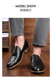 Men Leather Casual Shoes Checkered Man Loafers Coiffeur Leather Shoes Fashion Driving Mens Shoes Sapato Social Masculino