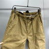 Mens American Tactical Cargo Pants Premium Camo Baggy Loose Fit Vintage Streetwear Korean Style Trendy Workwear Khaki Pants Male