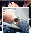 Fashion Mens Sports Watches Men Business Stainless Steel Quartz Watch Luxury Man Casual Calendar Luminous Clock Reloj Hombre