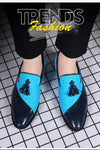 Mens Dress Shoes 2025 New Casual Leather Shoes Men Business Dress Leather Shoes Trend Versatile  Loafers  Pointed Toe Slip-On