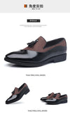 Mens Dress Shoes 2025 New Casual Leather Shoes Men Business Dress Leather Shoes Trend Versatile  Loafers  Pointed Toe Slip-On