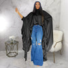 SOMO Plus Size Women Clothes Pleated Long Cape Shirt Bat Full Sleeve Irregularity Blouse Top One Size Loose Dropshipping 2023