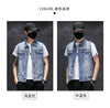 Brand New Men's Ripped Denim Vests Hip Hop Streetwear Fashion Sleeveless Cotton Jacket High Quality Man Casual Cowboy Waistcoat