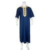 Muslim Men Clothing Galabia Islam Thobe Oman Robes Pocket Design Round Neck Saudi Arabia Man Solid Color Thobe For Men