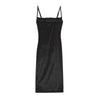 European and American style women's clothing for spring and summer, fashionable and sexy, slim fit, slit camisole dress for wome
