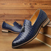 Men Leather Casual Shoes Checkered Man Loafers Coiffeur Leather Shoes Fashion Driving Mens Shoes Sapato Social Masculino