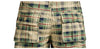 2024 New Summer 100% Cotton Plaid Shorts Men High Quality Casual Straight Men Cargo Shorts Multiple Pockets Beach Shorts MY936