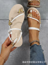 2023 New Butterfly Toe Sandals, Beach Sandals, Occidental Slippers, Chinese Feminis  Wedding Shoes Bride  Womens Shoes