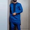 Summer Men's Sets Clothes Outfit Kaftan Luxury Long Sleeved Top Pants 2-piece Man Suit African Ethnic Traditional Male Clothing