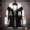 Trendy Spring Autumn Sweatshirt Men's Jacket for Youth Large Size Cool School Uniform Middle School Student Men's Wear Ballpark