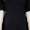 Dress Women Sexy Dresses White Round Neck Flare Sleeve Party Sheath Pleated High Waist Work Elegant Bodycon Mid Length Vestidos