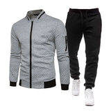 2025 New Mens Tracksuit Set Two Piece Tracksuit Men Sports Wear Fashion Jogging Suit Autumn Winter Men Outfits Gym CLothes Men