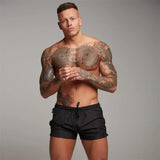 Mens Swim Trunks with Zipper Pockets Mesh Liner Summer Beach Board Shorts Quick Dry Swimming Bathing Suit Swimsuit Swimwear