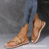 2023 New Butterfly Toe Sandals, Beach Sandals, Occidental Slippers, Chinese Feminis  Wedding Shoes Bride  Womens Shoes