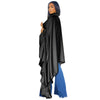 SOMO Plus Size Women Clothes Pleated Long Cape Shirt Bat Full Sleeve Irregularity Blouse Top One Size Loose Dropshipping 2023
