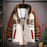 Trendy Spring Autumn Sweatshirt Men's Jacket for Youth Large Size Cool School Uniform Middle School Student Men's Wear Ballpark