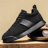 2025 New Shoes for Men Leather Casual Shoe Fashion Lace-up Leisure Striped Flat Shoes for Man Spring Autumn Cool Loafers