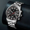 Fashion Mens Sports Watches Men Business Stainless Steel Quartz Watch Luxury Man Casual Calendar Luminous Clock Reloj Hombre