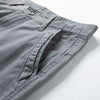 Summer thin multi pocket pure cotton workwear shorts men's oversized loose straight leg five point casual over knee beach shorts
