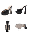 Fashion New Design Platform Slippers Women's Gladiator Sandals Spike High Heel 2022 Summer Peep Toe Pumps Party Shoes Large Size