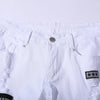 Punk Plus Size Pants Men Skinny Ripped Hole Patchwork Jeans Slim Pencil Denim Hip Pop Trousers Autumn Winter Streetwear Men's