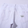 Punk Plus Size Pants Men Skinny Ripped Hole Patchwork Jeans Slim Pencil Denim Hip Pop Trousers Autumn Winter Streetwear Men's