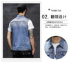 Brand New Men's Ripped Denim Vests Hip Hop Streetwear Fashion Sleeveless Cotton Jacket High Quality Man Casual Cowboy Waistcoat