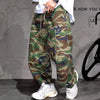 Mens American Tactical Cargo Pants Premium Camo Baggy Loose Fit Vintage Streetwear Korean Style Trendy Workwear Khaki Pants Male