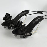 Lace-up Wedge 11CM Nightclub High Heels Trend Car Model Women's Shoes Catwalk Pole Dancing Shoes Crystal Sole LFD-1101-A37