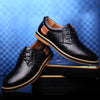 Mens Shoes Hand Sewn Cowhide Leather Shoes Men's Casual Loafers Plus Size 38-48