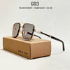 New Sunglasses For Men Luxury Fashion Glasses Sunscreen  Square Sunglasses Women Trendy Vintage Gafas De Sol Hombre Zonnebril Su