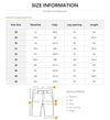 Plus Size Summer Men's Hip-hop Ripped Denim Shorts Fashion Streetwear Harajuku Rock Loose Straight Knee Length Short Jeans