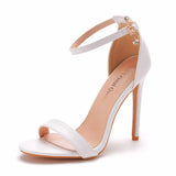 Summer Women Sandals Shoes Outdoor Ladies High Heels Shoes Luxury Designer 12cm Fashion Party Shoes High Heels Sandals 44 45 46