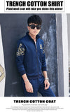 Plus Size 5XL 6XL Men's Tracksuit Autumn Clothes Sportswear Two Piece Set Men Jacket Sweatpants Male Sweatsuit Sports Suits Sets