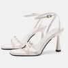 Women High Heels Rome Sandals Sexy Summer Shoes Open Toe Slippers 2025 Trend Party Dress New Slingback Sandalias Pumps Mujer