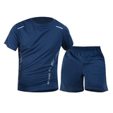 1/2/4 Piece Men's Quick Drying Sports Suit Casual Breathable Short Sleeved T-shirt Pocket Versatile Shorts For Teenagers To Wear