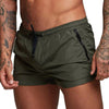Mens Swim Trunks with Zipper Pockets Mesh Liner Summer Beach Board Shorts Quick Dry Swimming Bathing Suit Swimsuit Swimwear