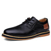 Mens Shoes Hand Sewn Cowhide Leather Shoes Men's Casual Loafers Plus Size 38-48